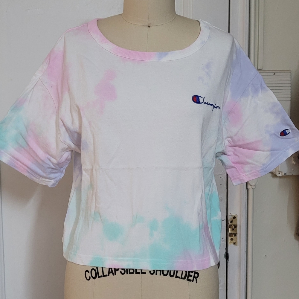 Champion Crop Top Tie-Dye Size XS